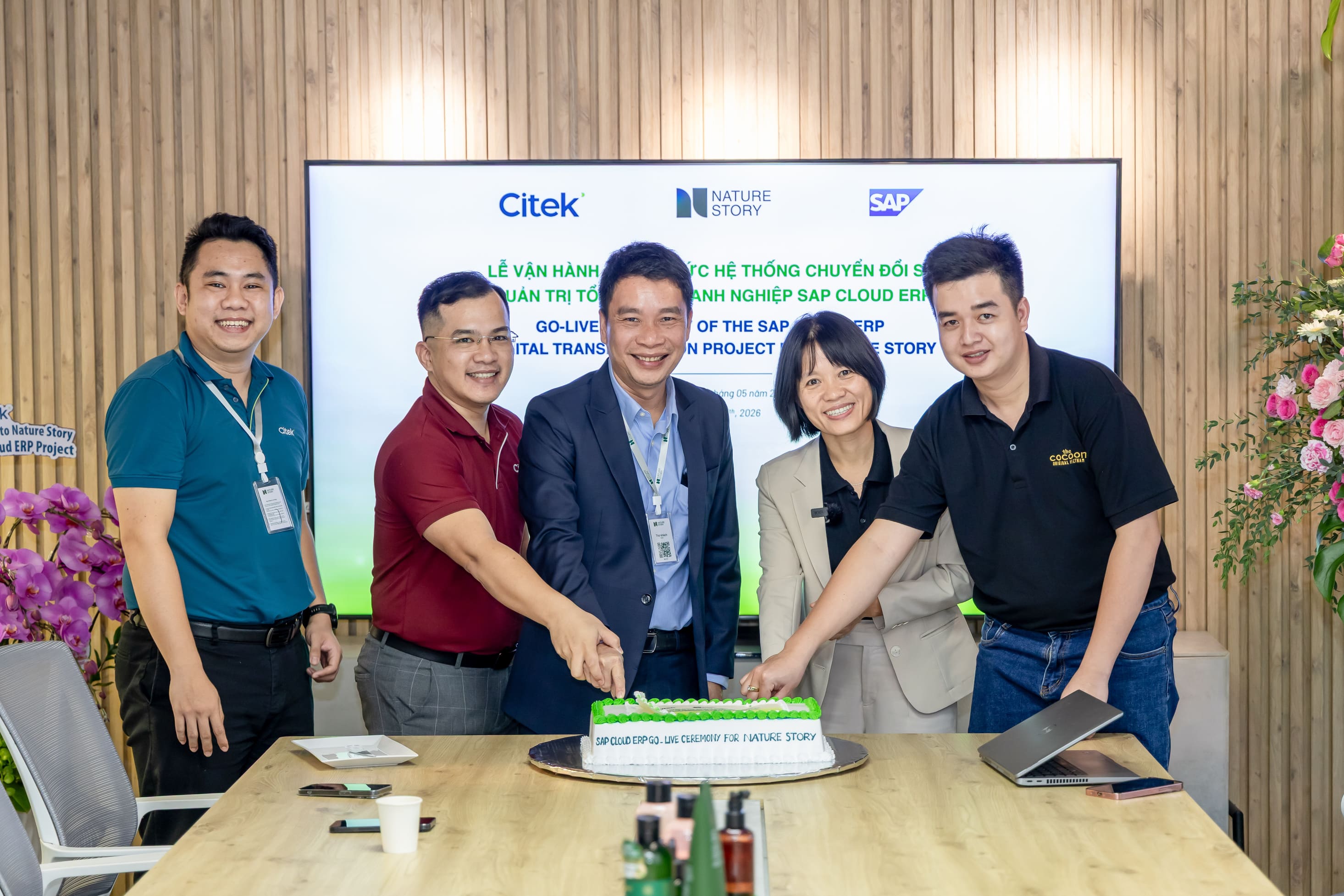 Nature Story chính thức go-live hệ thống SAP Cloud ERP cùng Citek sau 3 tháng triển khai