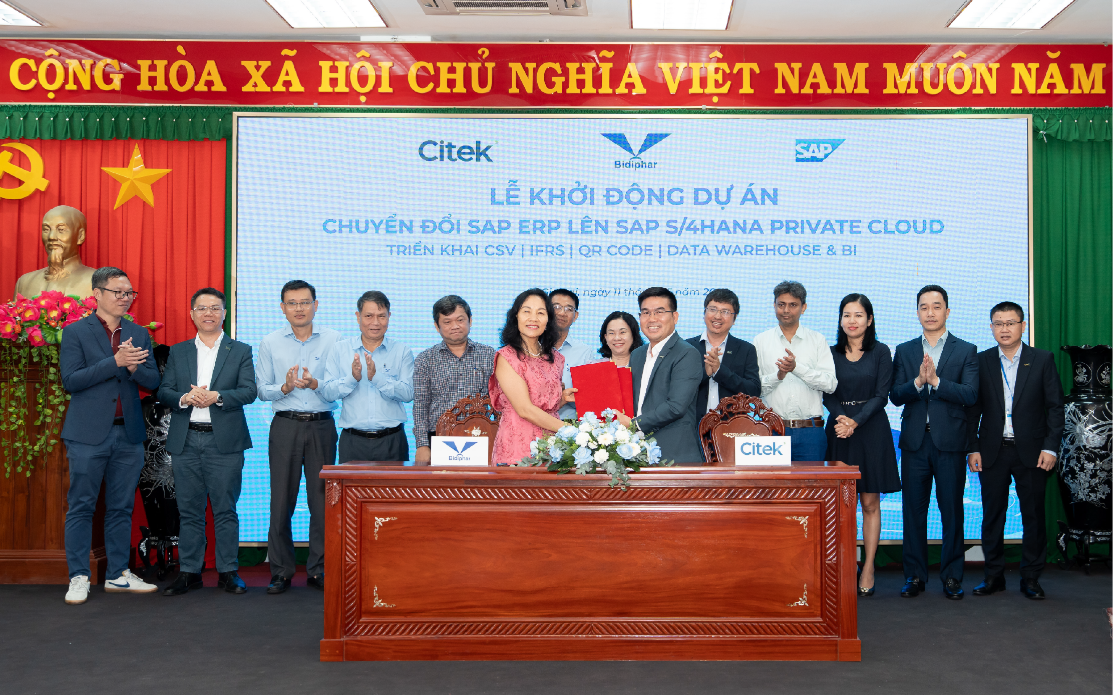 Bidiphar hợp tác Citek dự án chuyển đổi số quy mô lớn