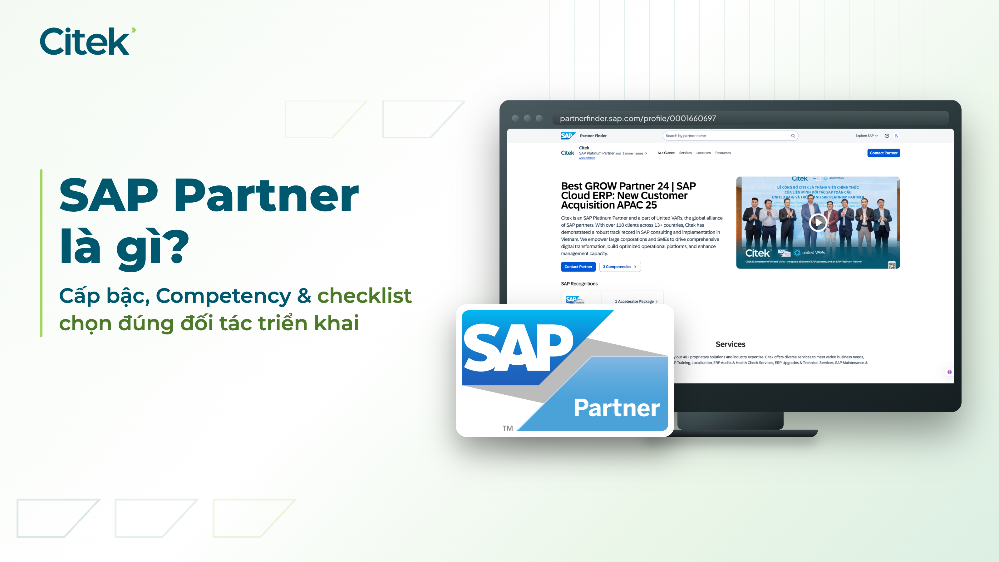 SAP Partner là gì? Cấp bậc, Competency và checklist để chọn đúng đối tác triển khai